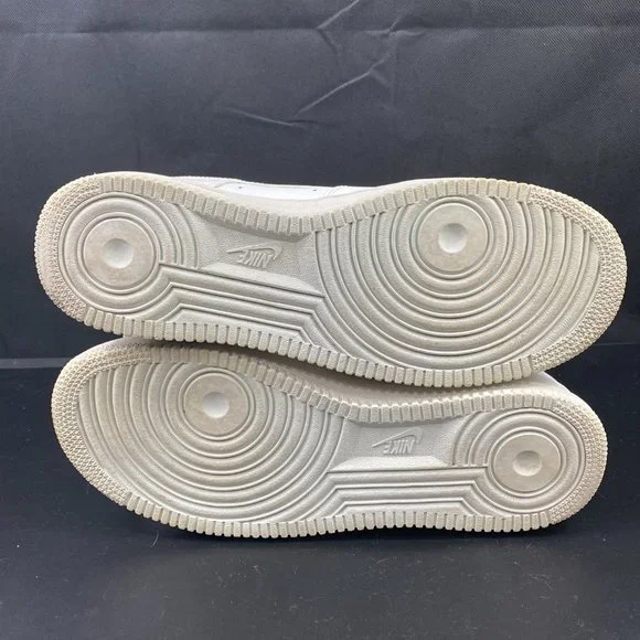 Nike Air Force 1 AF1 Leather Sneaker 31822-111 White Shoes Men Sz 10 - Picture 8 of 9